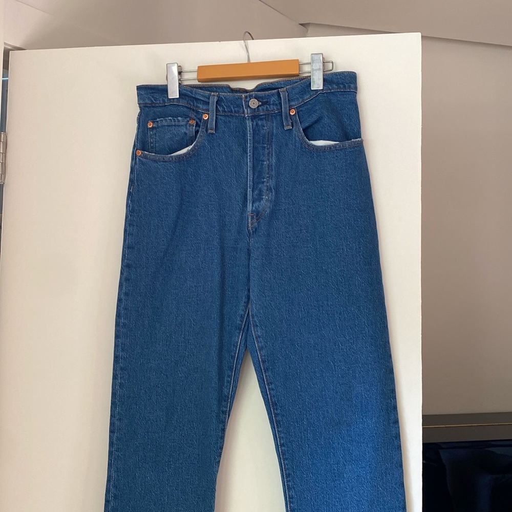 Levi's Women’s Straight Blue Jeans